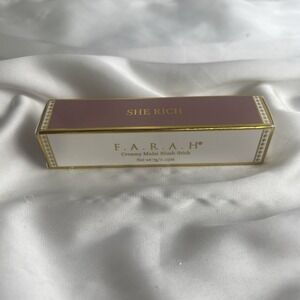 FARAH Creamy‎ Malai Blush Stick In Shade "She Rich" NWB Vegan Cruelty Free